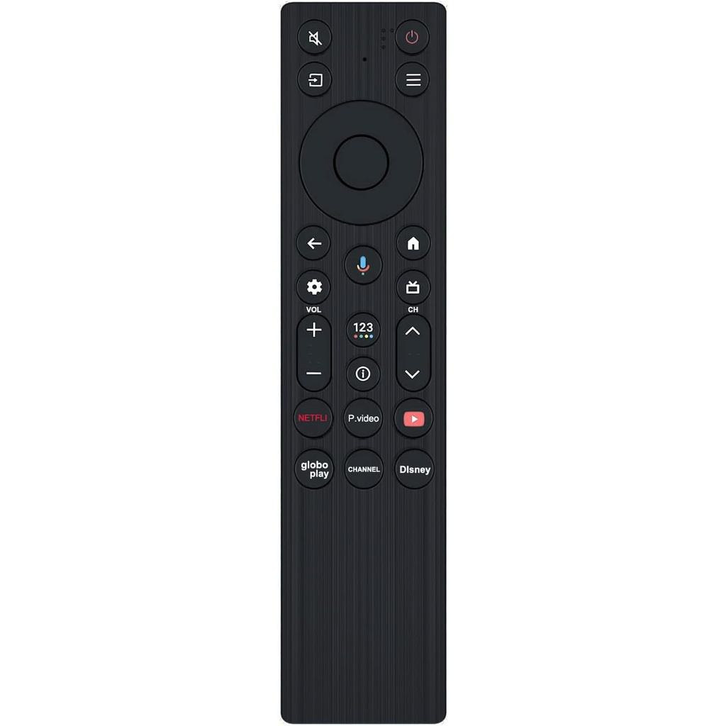 ใหม่เสียงรีโมทคอนโทรลสําหรับ TCL TV Remote, ใช้งานร่วมกับ TCL QM5K/QM6k/QM7K LED QLED HDR QD-Mini 4K
