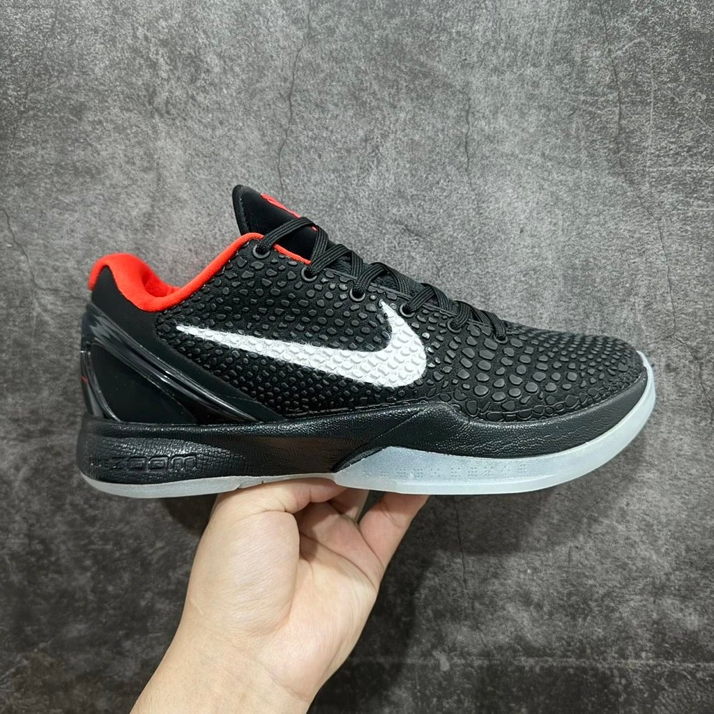 Nike Kobe 6 CW2190-309 สีดำแดง รองเท้าบาสเกตบอลคุณภาพสูง
