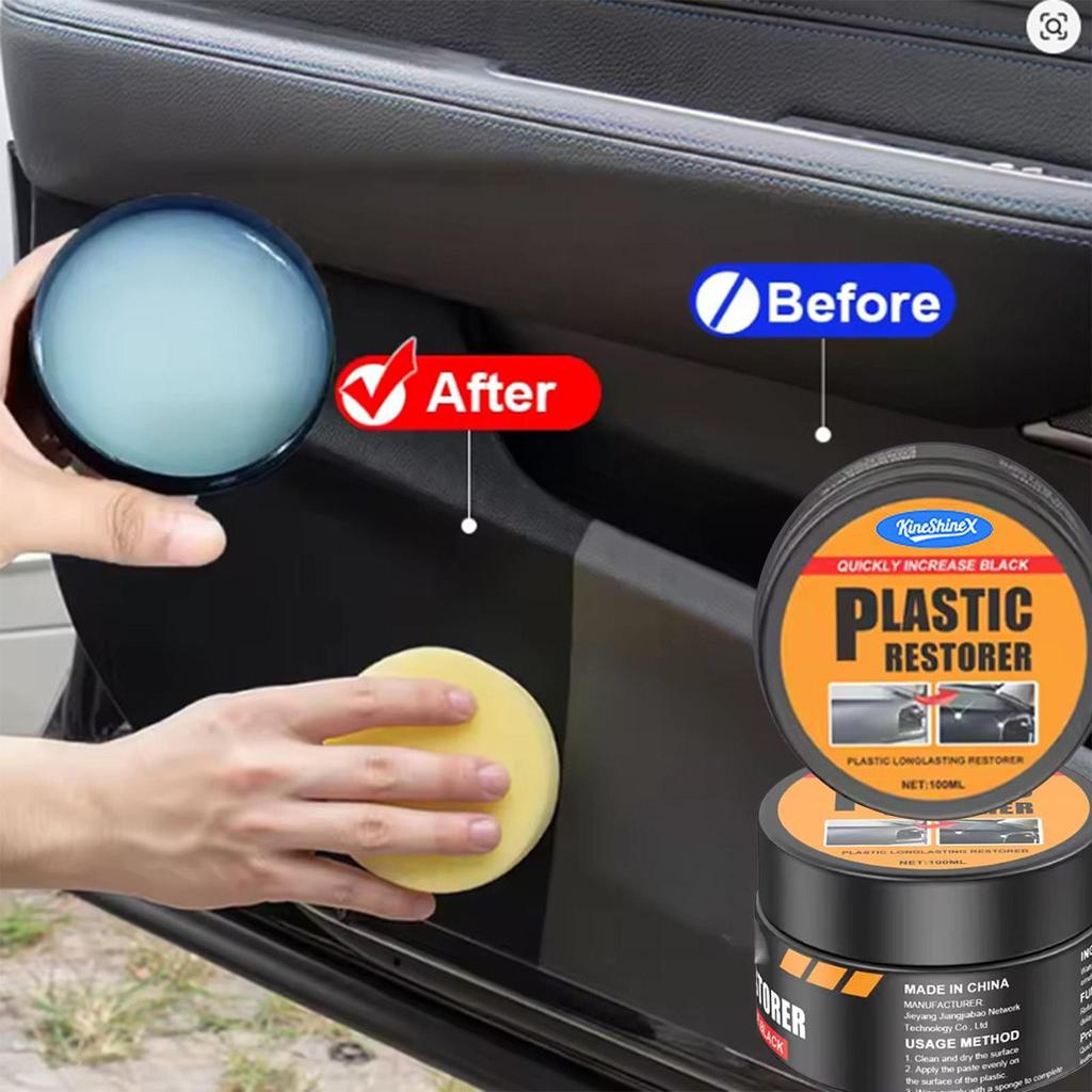 รถหนัง Care ครีม Auto ภายในทําความสะอาดขี้ผึ้งยาวนานสําหรับคอนโซลกลางรถ dadwenth