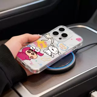💟Just-การ์ตูนรูปสุนัข ไร้สายชาร์จ พร้อมสายคล้อง เคส iPhone 17PROMAX เคสไอโฟน 13PRO 16PRO 15 14PLUS 12 11-CHXYCK49