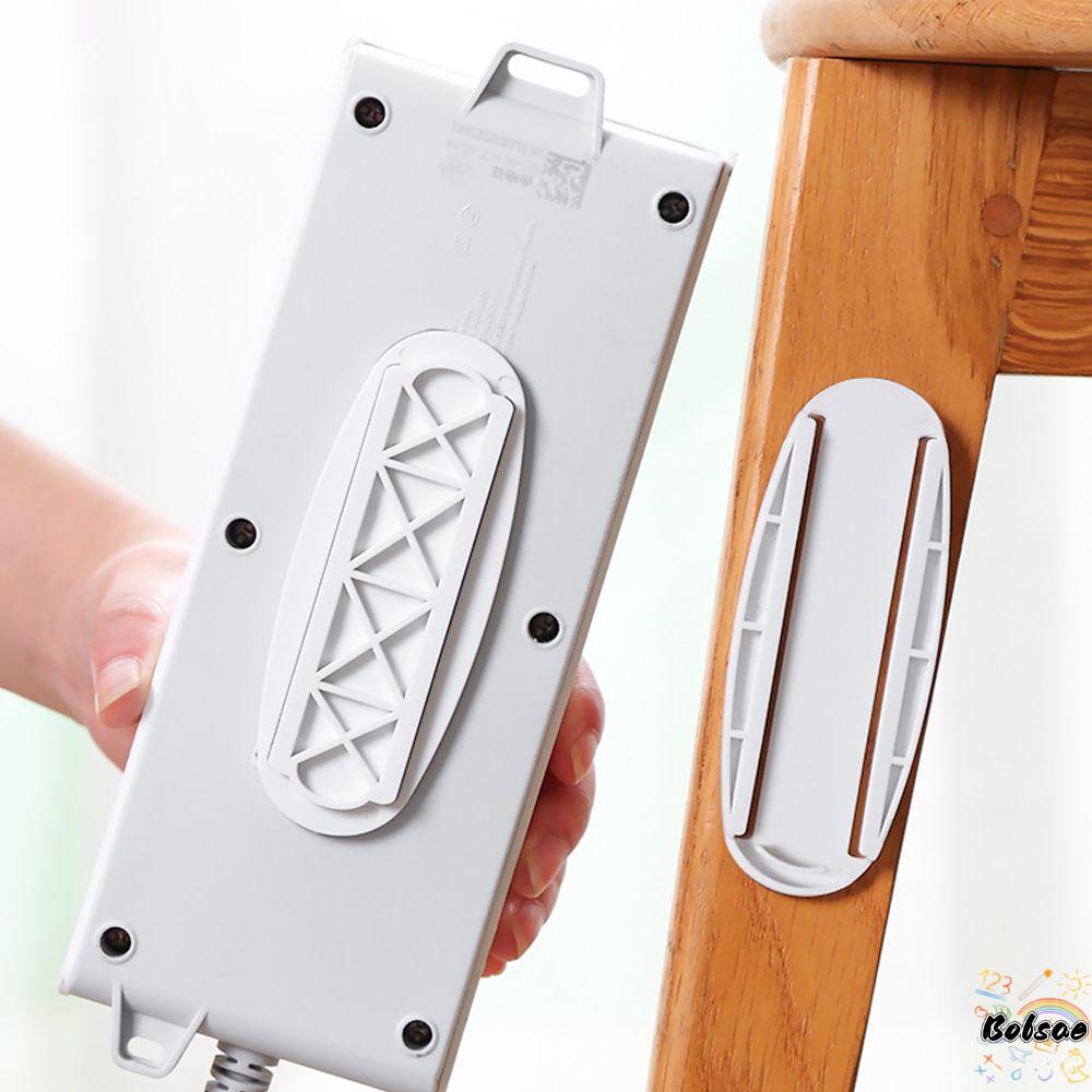 BOLSACF Plug Fixer Punch-free Self-Adhesive Seamless Storage Shelf Wall Fixer ติดผนัง