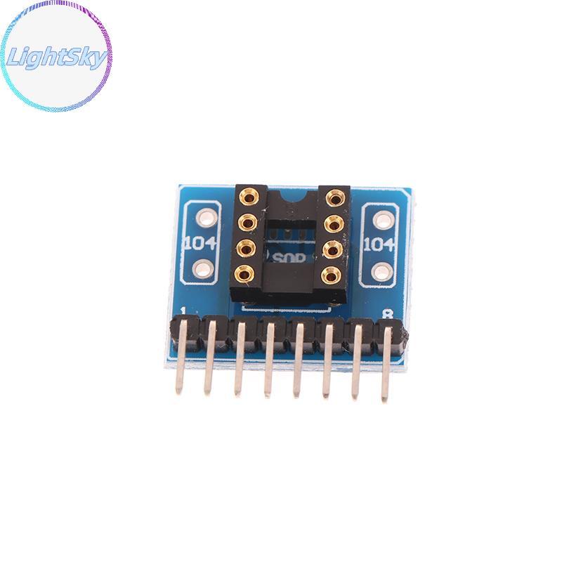 LightSky Single-row ZIP SIP8 Paage แปลงเป็น Dual-row DIP8 Soet NJM5532 4558 4560 4580 4565 2114L HIF