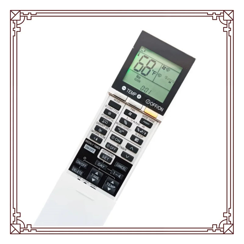 ใหม่เปลี่ยนรีโมทคอนโทรล fit สําหรับเครื่องปรับอากาศ Mitsubishi MSZFH25VE2 MSZ-FH35VE2 MSZFH35VE2 MSZ