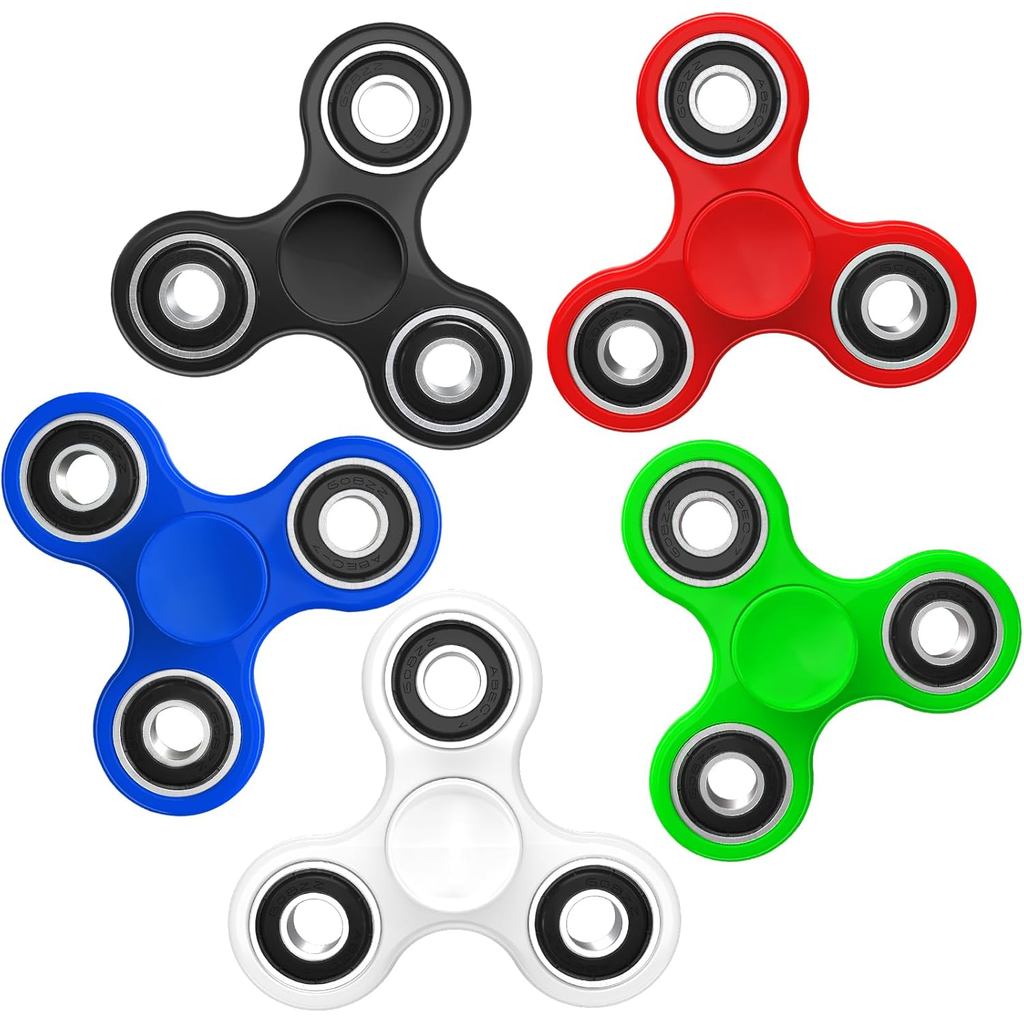 SCIONE Fidget Spinners 5 แพ็ค - ของเล่น Fidget Sensory ของเล่นบรรเทาความเครียดสําหรับผู้ใหญ่และเด็ก,