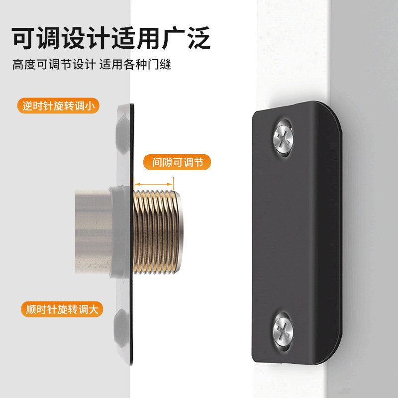 Popular~Hotel with magnetic door and adjustable door stopper KTV Cabin door copper ball lock, wooden