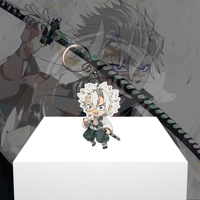 Gantungan Kunci Anime Kimetsu no Yaiba - Shinazugawa Sanemi - Ganci Akrik - พวงกุญแจอะคริลิค - Shina