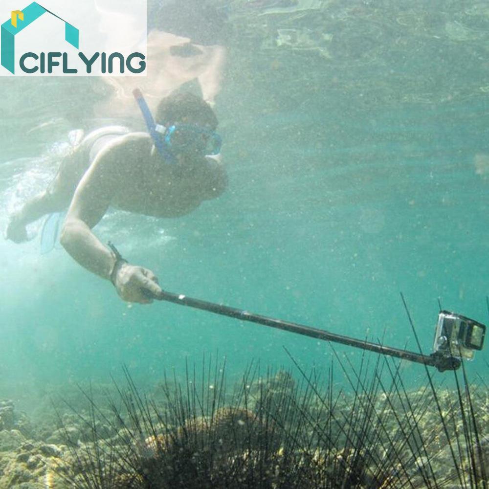เสายืดมือถือ Selfie Stick แบบพกพา Vlog Selife Stick Stand สําหรับ GoPro Action Camera [Ciflying.th]