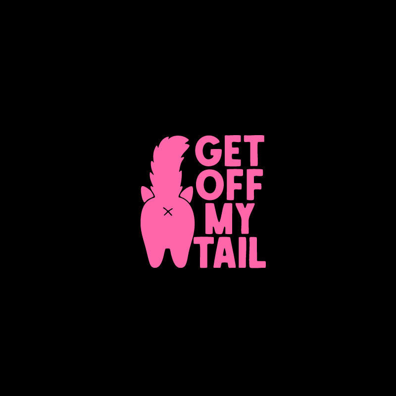 GET OFF MY TAIL สติ๊กเกอร์สะท้อนแสง ห่างไกลจาก MY TAIL Cat Car Sticker สติ๊กเกอร์คําเตือน ราคา ถูกที่สุด ดีลบีเคเค แกลเลอรีภาพที่ 8