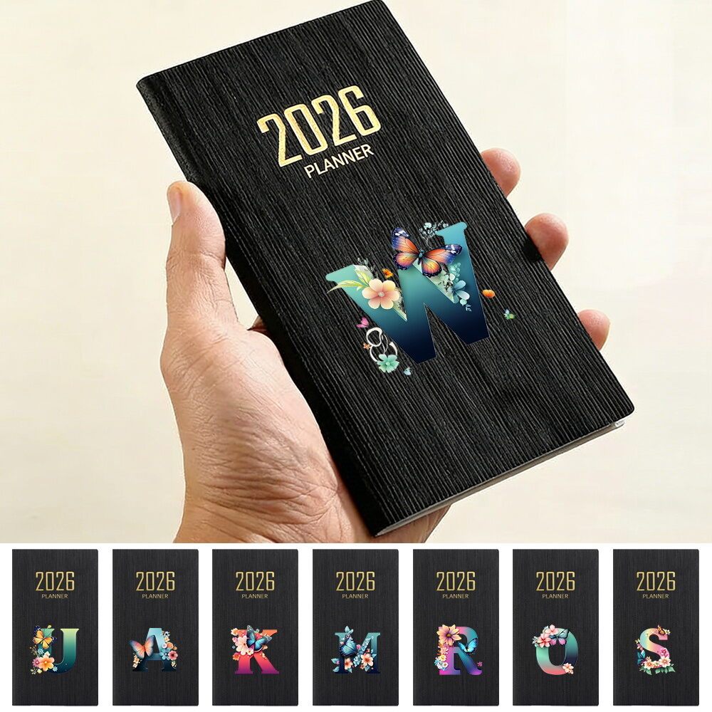 A6 Notebook Pocket Notebook หนา Mini Notebook Daily Journal PU Leather Pocket Notebook B gradient se