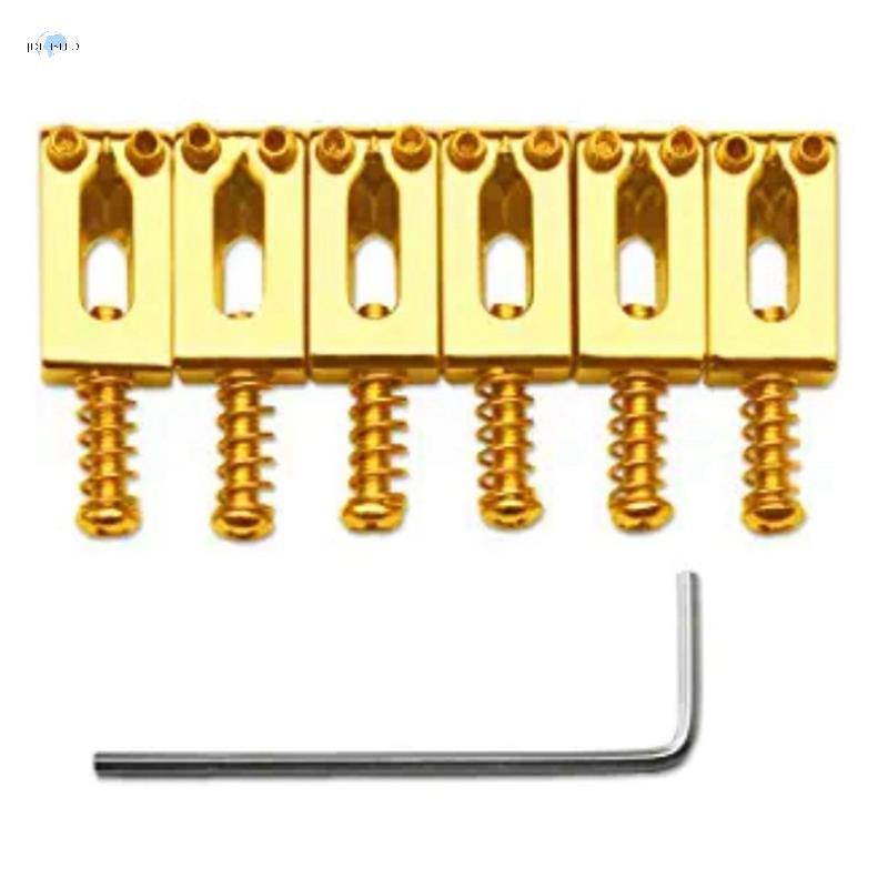 10.5 มม.กีตาร์ Tremolo Bridge Saddles สําหรับกีตาร์ไฟฟ้าอุปกรณ์เสริม