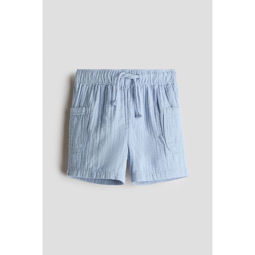 H&M(เอชแอนด์เอ็ม) กางเกงขาสั้นผ้าฝ้ายมัสลิน เด็กทารก 1330580_1 ราคา ถูกที่สุด ดีลบีเคเค แกลเลอรีภาพที่ 3