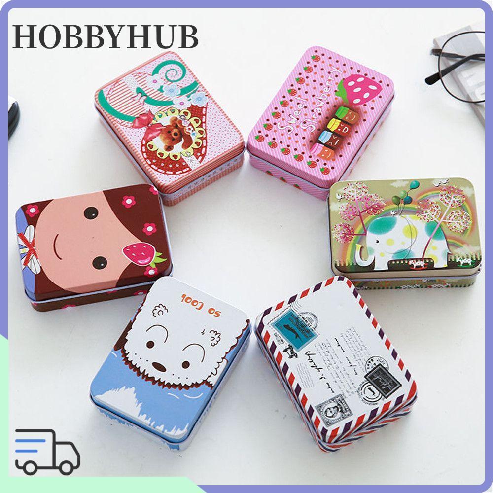 HOBBYHUB Mini Retro Organizer กล่องเหล็กการ์ตูน