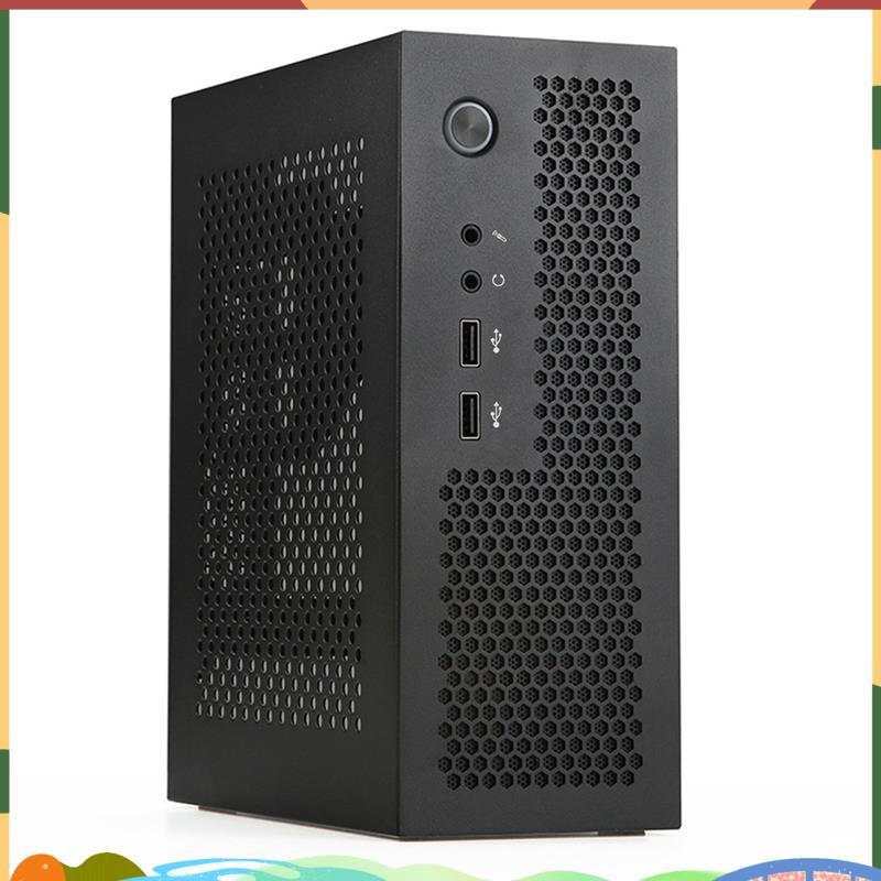 Super A09 HTPC เคสคอมพิวเตอร์ Mini ITX Gaming PC แชสซีเดสก์ท็อป USB2.0 เคสคอมพิวเตอร์ เคสคอมพิวเตอร์