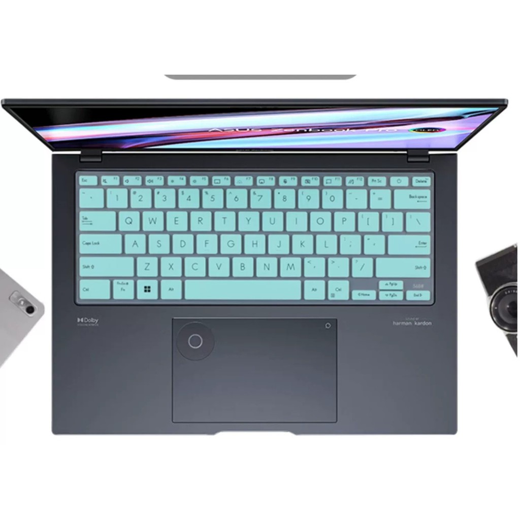 สําหรับ Asus vivobook go 14/15 Zenbook Pro14 (UX6404) ฝาครอบแป้นพิมพ์สติกเกอร์แล็ปท็อปอุปกรณ์เสริม Pad Skin Protector ฟิล์ม