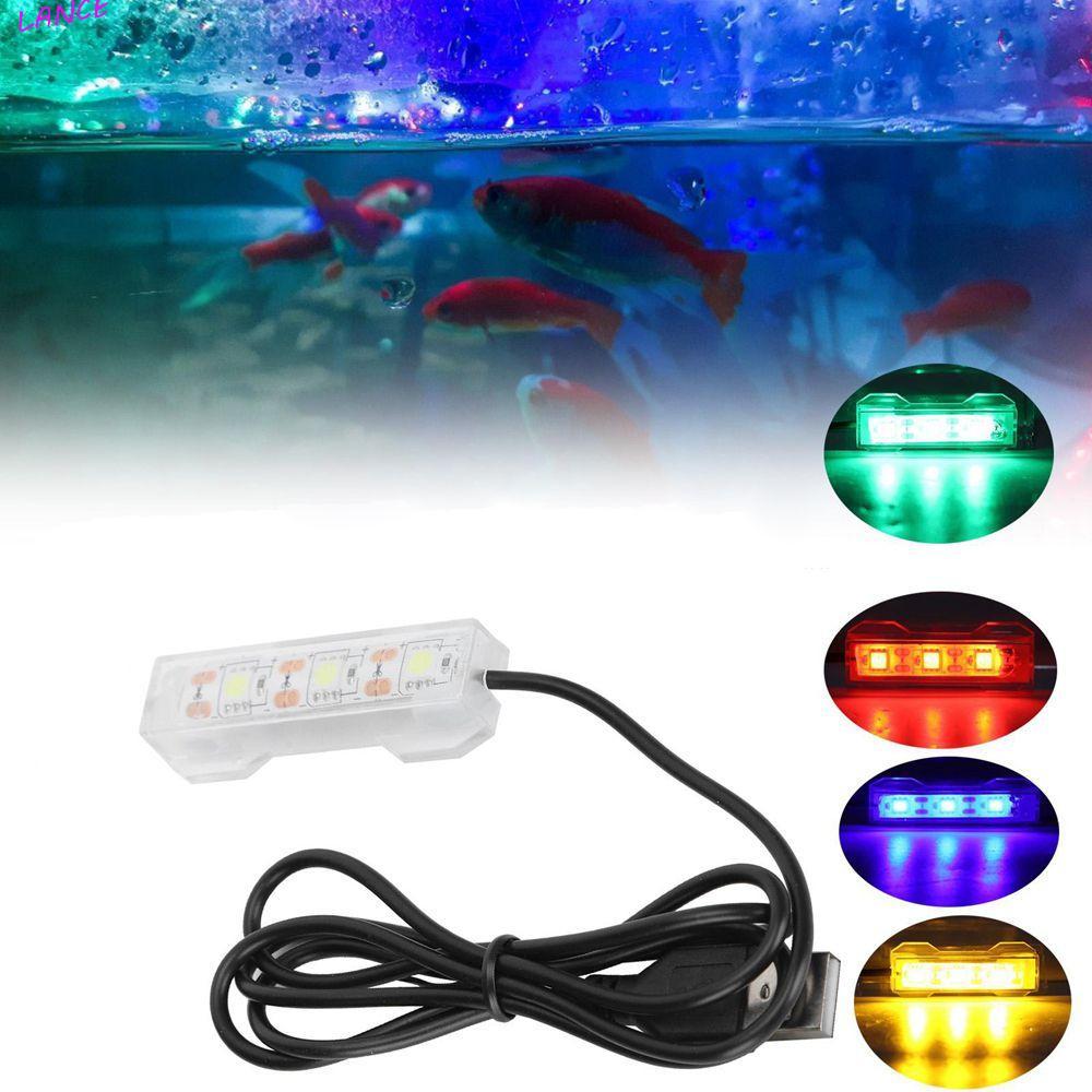 LANCE Fish Tank Light Aquarium สีสัน Aquarium LED Light โคมไฟ LED สําหรับถังปลา Aquarium โคมไฟ