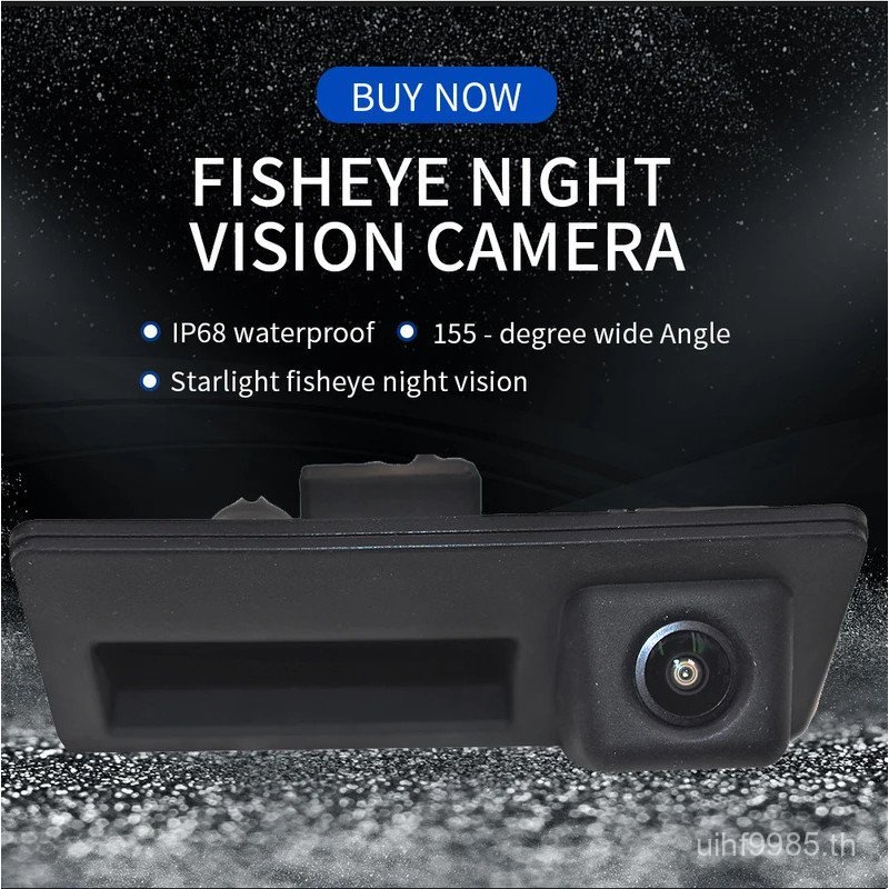 ที่จอดรถ HD CCD รถด้านหลังย้อนกลับสํารอง Trunk Handle กล้องสําหรับ VW Passat Audi A4L 6L3 S53 Q357 S