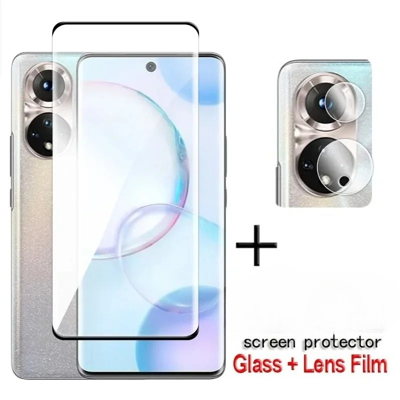 สําหรับ Honor 90 X9c X8b X9d X9b X7b X9a สมาร์ท 5G กระจกนิรภัย 3D หน้าจอโค้ง Protector เลนส์ฟิล์ม