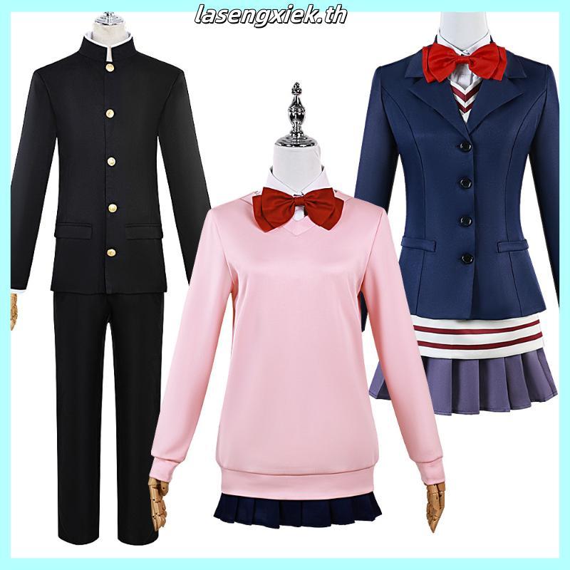 Ken Takakura Cosplay Costume Anime Dandadan Okarun Men School Uniform ชุดนักเรียนแจ็คเก็ตสีดํา คอสเพ