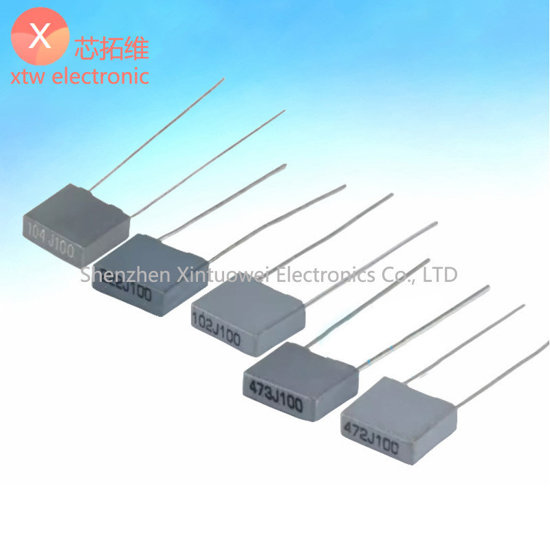 (20 ชิ้น) ตัวเก็บประจุแก้ไขสีเทา 100V102J 152J 222J 332J 472J 562J 682J 5% P = 5 มม.