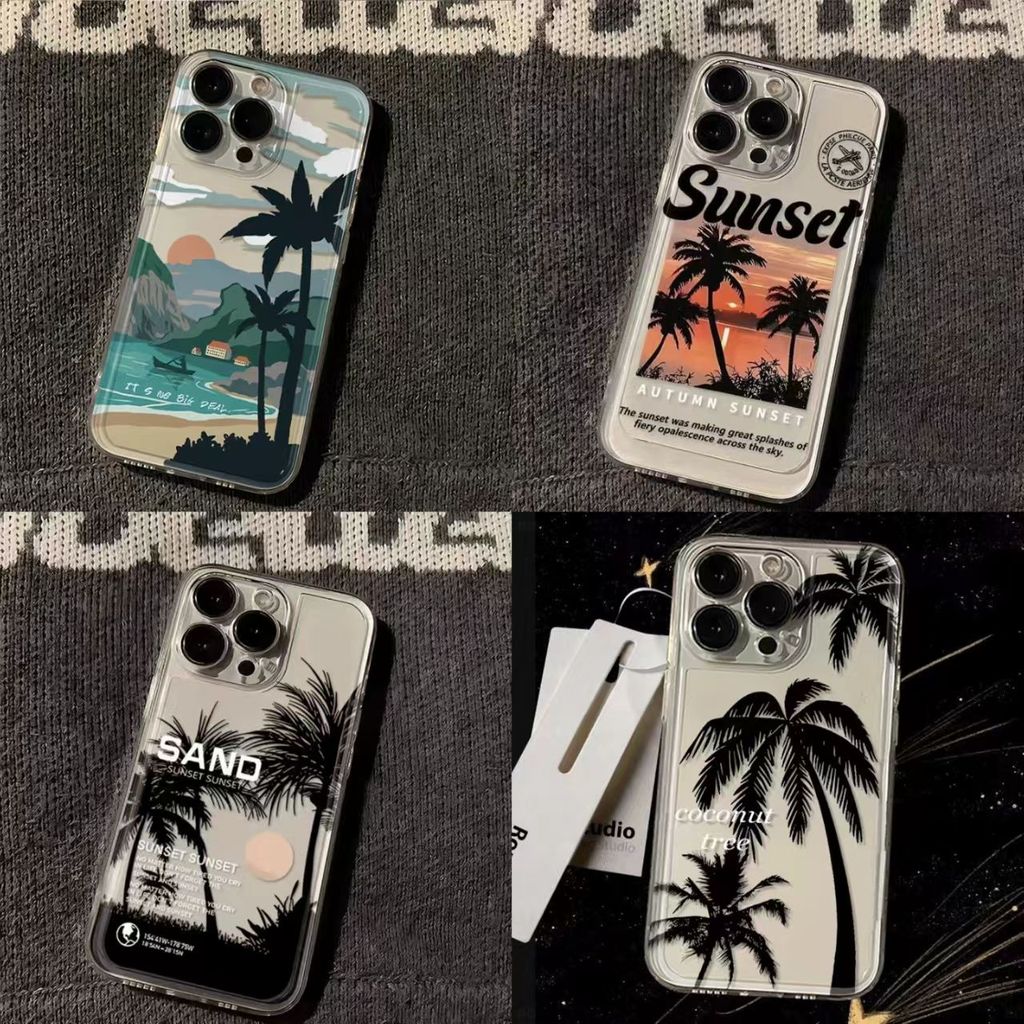 Sun-Drenchedมะพร้าวต้นไม้สําหรับXiaomi Redmi 12C 12 10 หมายเหตุ 12 Pro Plus 12S 10Cหมายเหตุ11 10 Pro