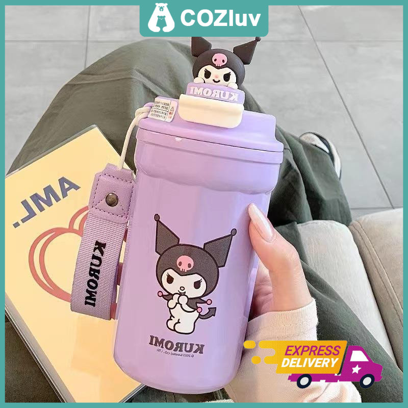 COZluv แก้วสแตนเลส ขวดน้ําเก็บความเย แก้วเก็บอุณหภูมิ น่ารัก Kuromi ของขวัญ แก้วSanrio แก้วเยติ แก้ว