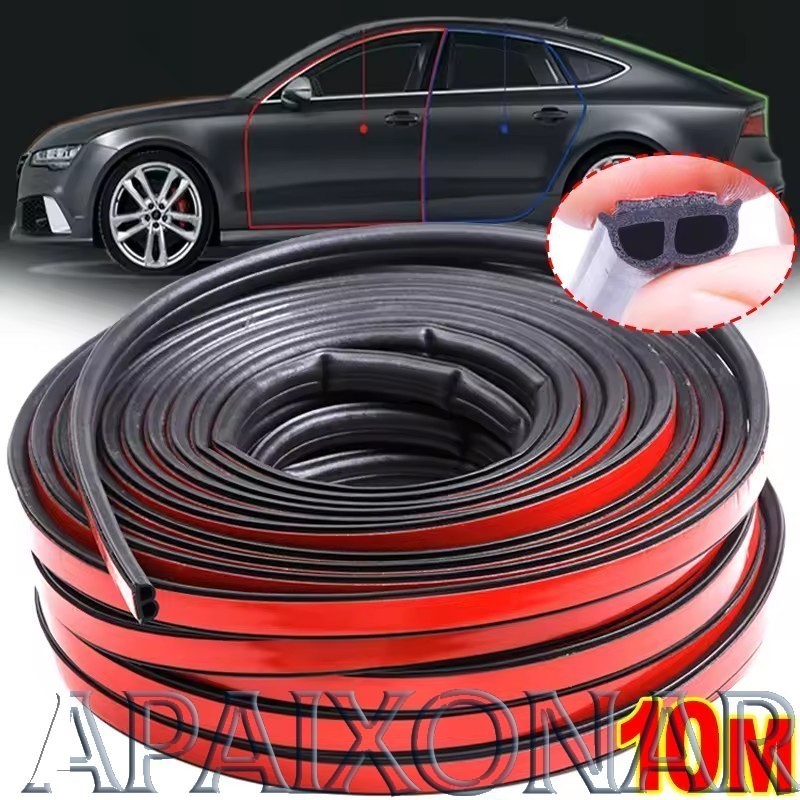 เทปซีลยาง EPDM 2/5/10 ม. ดีไซน์รูปตัว B| สติ๊กเกอร์ซีลกาวในตัวยืดหยุ่นสูง | เทปป้องกันการชนกันกันน้ํ