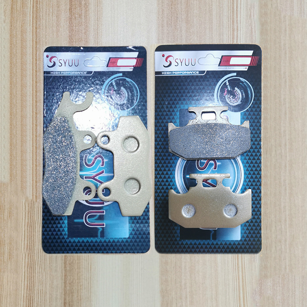 เหมาะสําหรับคาวาซากิ KDX200SR KDX250 91-93 รถออฟโรดด้านหน้าด้านหลังผ้าเบรคแผ่นดิสก์เบรค