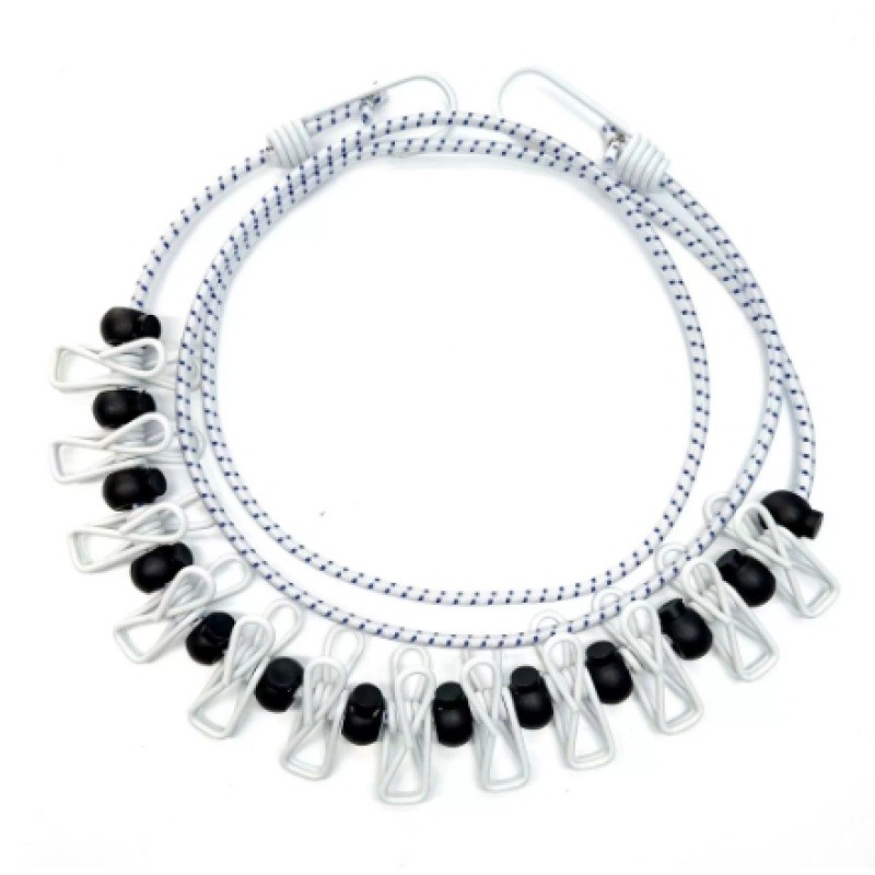 Travel Portable Clothesline with Clip Hotel Clothes Drying ปราศจาก Clothesline Windproof Travel Hand