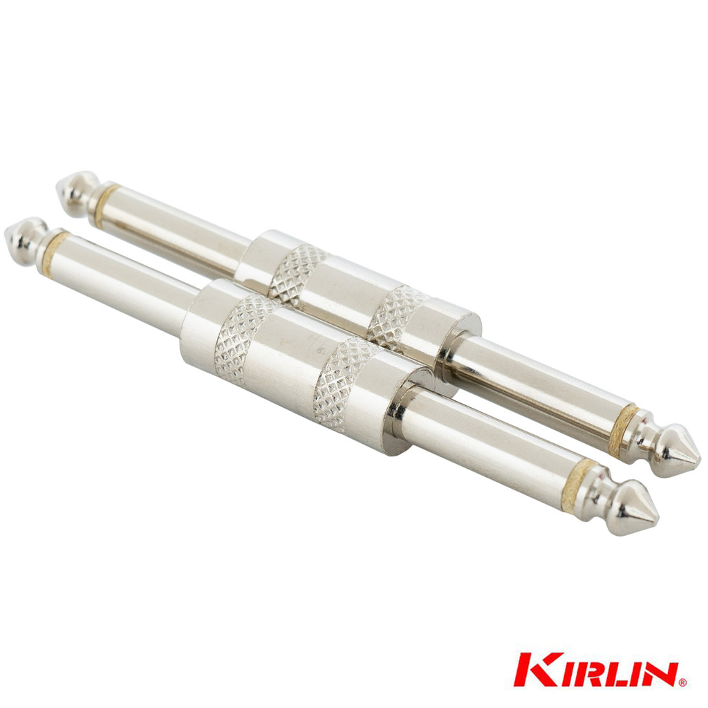 Kirlin 2631 x2P Patch Cable สายพ่วงเอฟเฟค หัวพ่วงเอฟเฟค แบบโลหะ (1 แพ็ค มี 2 ตัว)