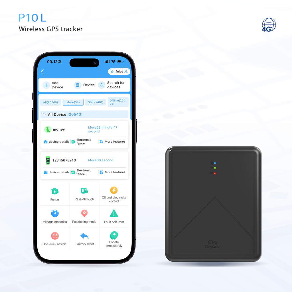 Gps Tracker สําหรับรถยนต์ 5000mHA ตัวระบุตําแหน่งแบบเรียลไทม์ไร้สาย รวมการ์ดผ่านทั่วโลกหนึ่งปี #4g #For รถจักรยานยนต์