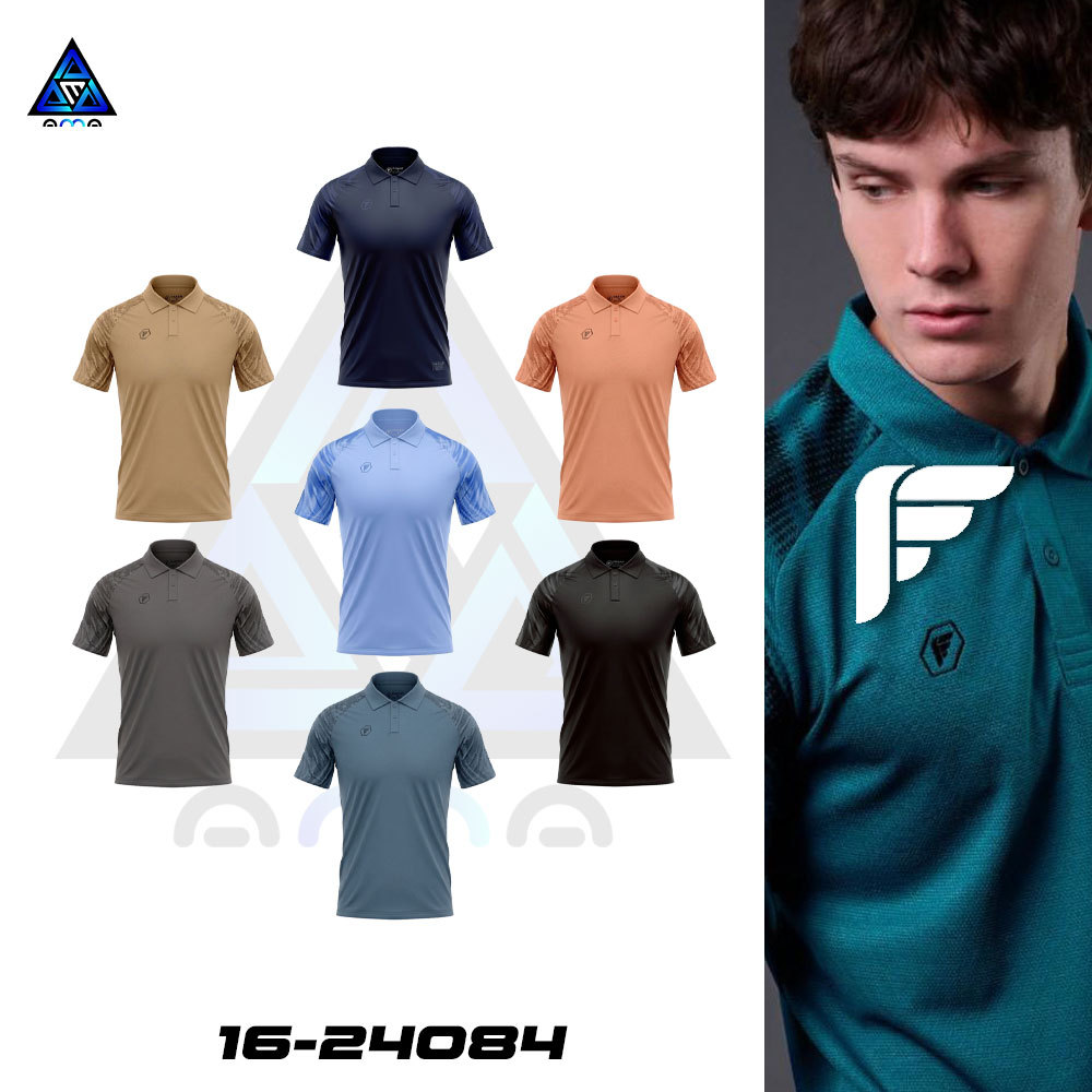 ลดแล้วลดอีก30% PEGAN เสื้อโปโลพิมพ์ลาย เฉดสี รหัส 16-24084 แท้100%