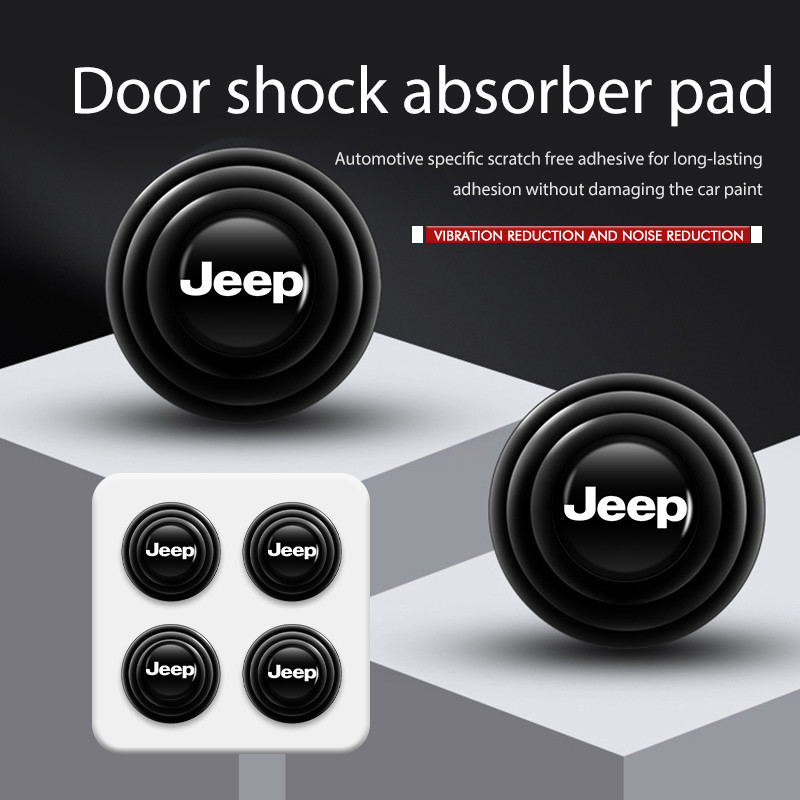 สําหรับรถจี๊ปซิลิโคนแผ่นประตูรถ Shock-Absorbing เงียบ Anti-collision Protector สติกเกอร์บัฟเฟอร์ปะเก
