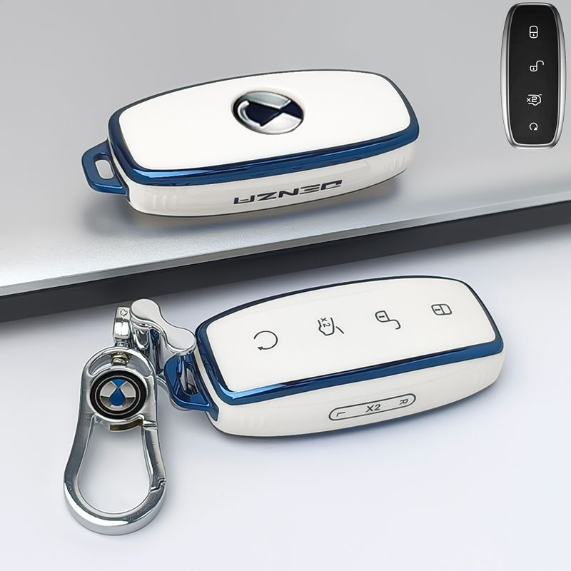 เหมาะสําหรับกล่องกุญแจ DENZA D9 Denza n7 n8 Denza x, ปลอกกุญแจ dennza d9, เคสกุญแจรถ โห่