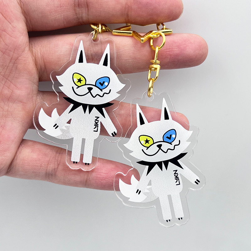 Thai Boy Band LYKN Lycan Lykyou คอสเพลย์พวงกุญแจ Unisex Kawaii โลหะผสมอะคริลิคจี้พวงกุญแจกระเป๋าอุปก