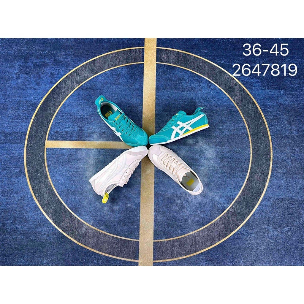 2026Asics Onitsuka Tiger รองเท้าผ้าใบผู้หญิงรองเท้าลําลองรองเท้า Retro รองเท้าสีขาวน้ําหนักเบาญี่ปุ่