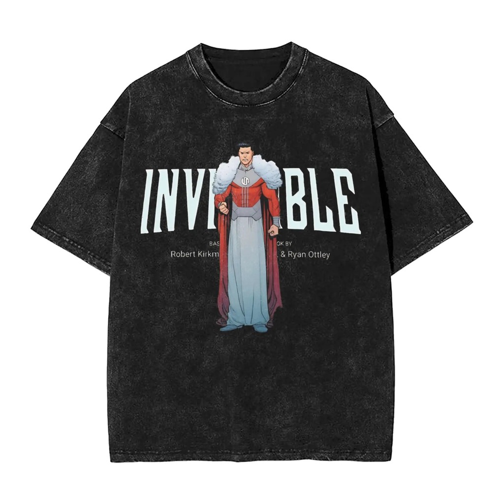 เสื้อยืดผ้าฝ้าย Invincible Mark/Omni-Man/Thragg/Atom Eve ลายกราฟฟิคคมชัด เนื้อผ้านุ่มหลังซักแล้ว