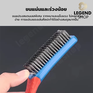 แปรงลวดสแตนเลสวกสบายเหมาะสํา แปรงลวด 8 แถว,ตะกรันเชื่อม สิ่งสกปรก และสี การขัดเงาของเก่า