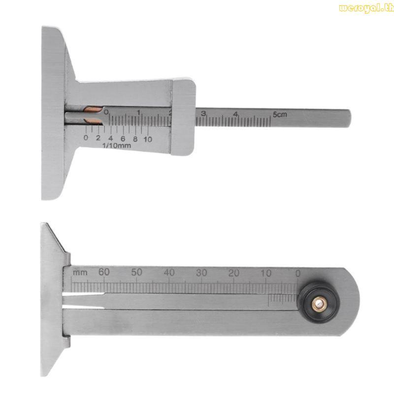 Weroyal อัพเกรด Tyre Gauge Tyre Tread ความลึกวัดเครื่องมือใช้งานง่ายสําหรับรถยนต์