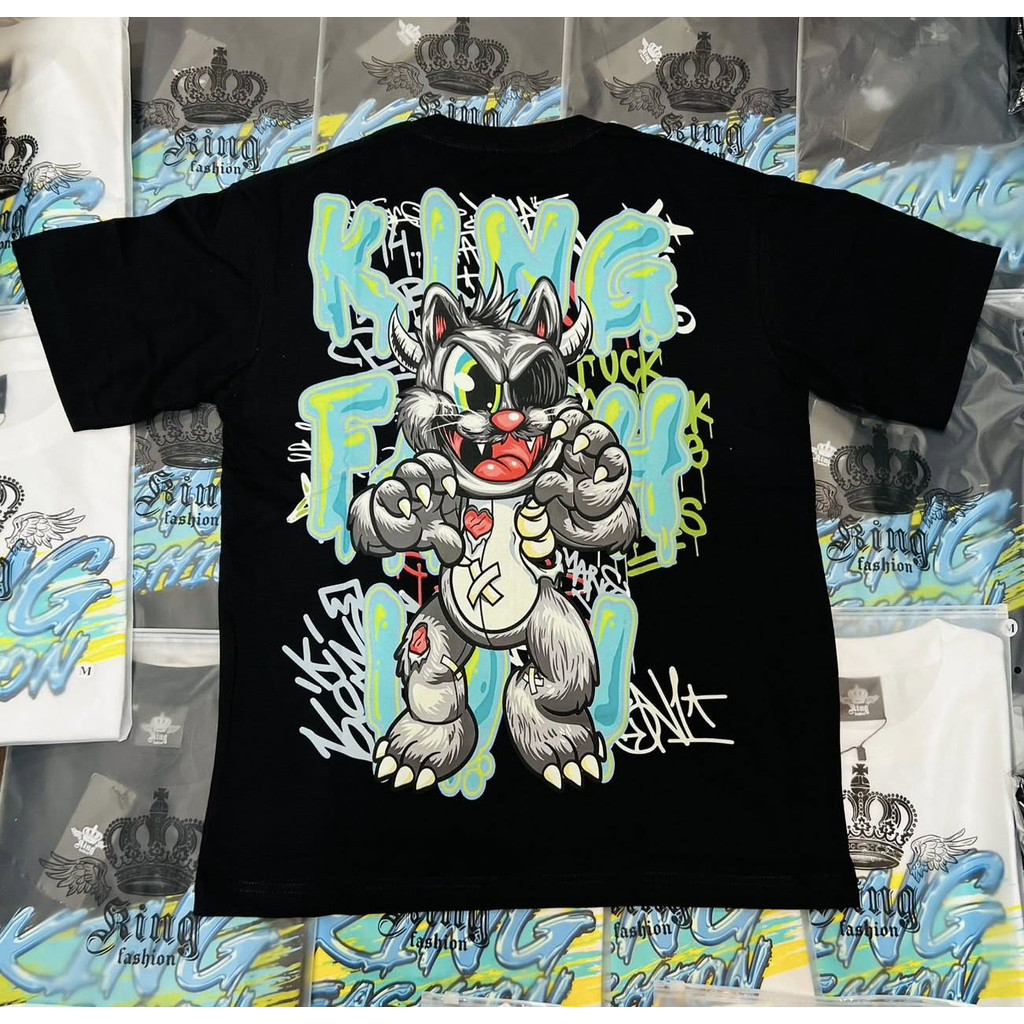 🔥 เสื้อยืด King Fashion สินค้าร้อนล่าสุด ผ้าฝ้ายแท้ s-5xl