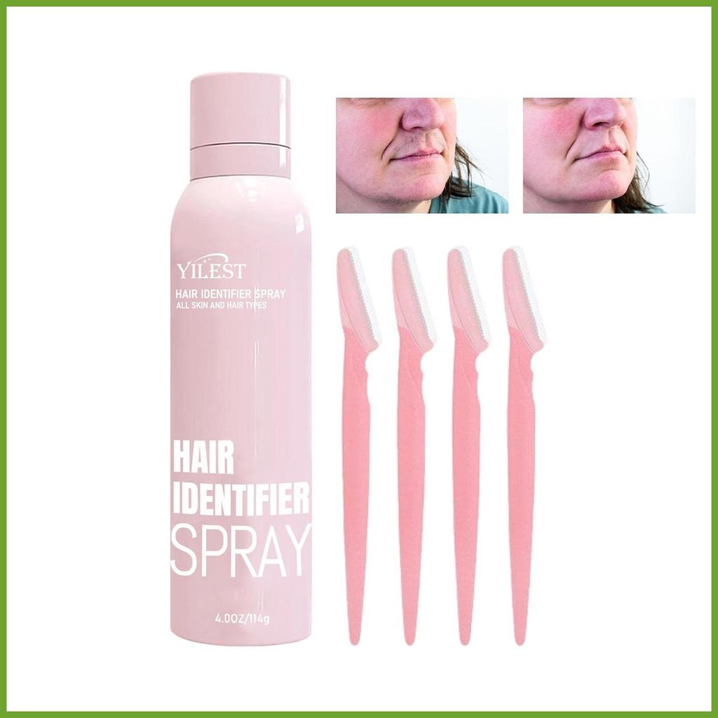 Face Hair Identifier สเปรย์ 114g Soothing Mist Face Hair สเปรย์สําหรับผู้หญิงโกนหนวด Fine Fuzz Stubb