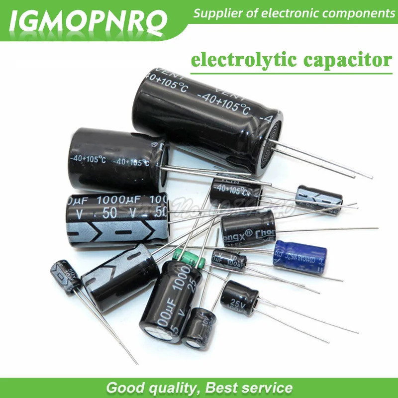 2/5/10/50PCS อลูมิเนียม electrolytic capacitor 4V 10V 16V 25V 35V 100UF 220UF 330UF 470UF 680UF 1000UF 47UF 1500UF 10UF 22UF
