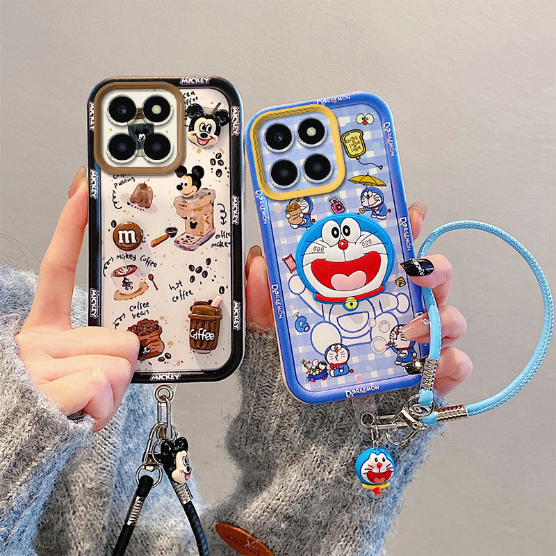 เคสโทรศัพท์กันกระแทกความงามสุภาพสตรีสไตล์พร้อมเชือกเส้นเล็ก Honor magic 8 lite magic 5 lite magic 6 