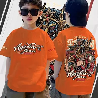[COD] พร้อมส่ง เสื้อผีตาโขน เสื้อยืดเด็กอภิชาติฟาร์ม พิมพ์ลาย ใส่ได้ ทั้ง ชาย ใส่สบาย+New เสื้อผ้าเด็ก เสื้อยืด เสื้อแขน