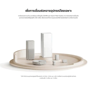 Xiaomi Mesh System AX3000 NE เราเตอร์ I WiFi 6 Router WiFi I 3000Mbpsความเร็วไร้สาย I การเร่งความเร็วเฉพาะสำหรับโทรศัพท์