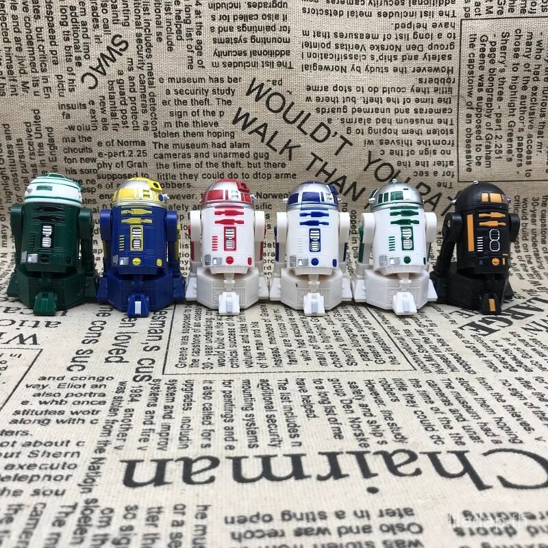 สินค้าใหม่สินค้าจํานวนมาก Star Wars Series R2-D2 หุ่นยนต์รูปตุ๊กตาตกแต่ง