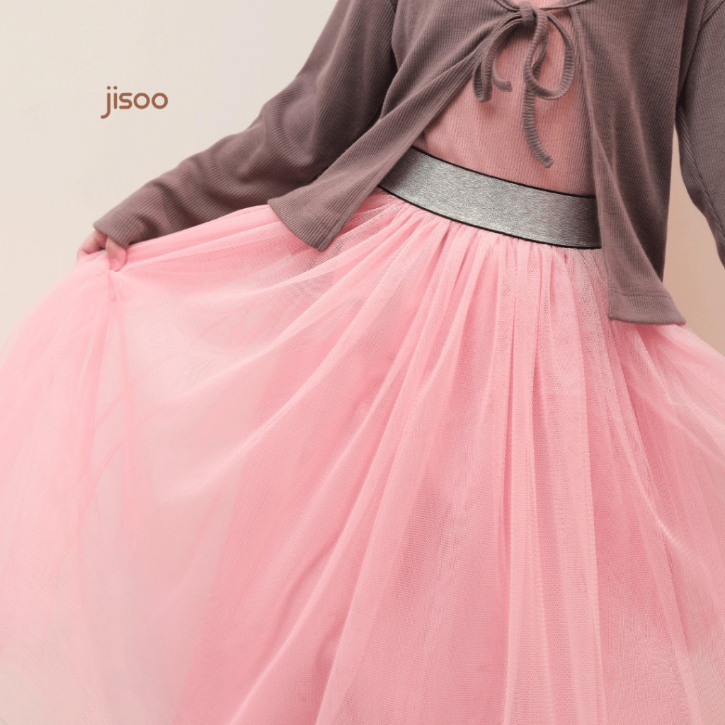 กระโปรงเด็ก KIV x JISOO / กระโปรงตูตูเด็ก UMIKO
