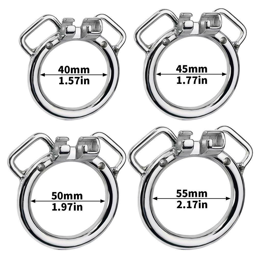 FRRK Chastity ล็อค Universal Snap แหวนอุปกรณ์เสริมของเล่นสําหรับผู้ใหญ่สวมใส่ CB ล็อคชิ้นส่วนขนาดเล็กการจับคู่เครื่องใช้ไฟฟ้า Yomac