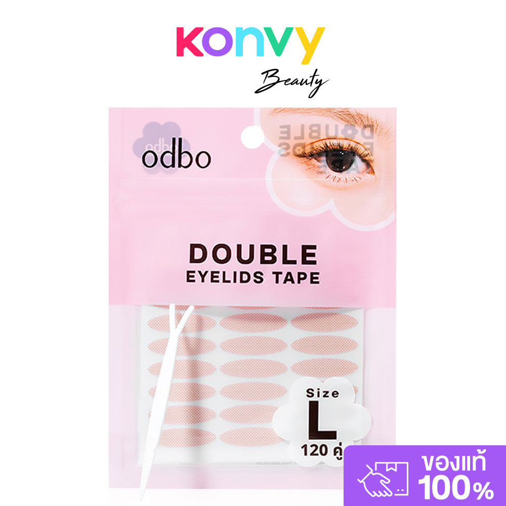 ODBO Double Eyelids Tape 120pairs OD847 #Size L โอดีบีโอ เทปติดตาสองชั้นสีเนื้อ.