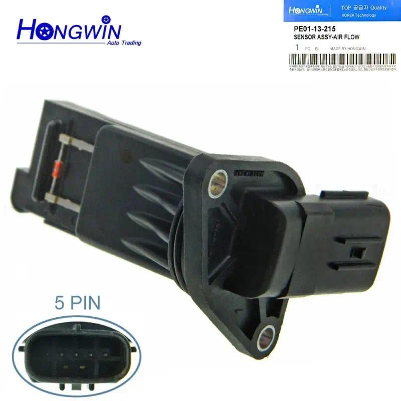 E5T6221 PE01-13-215 PE0113215 Mass Air Flow Meter MAF Sensor สําหรับ Mazda 3 6 CX-5 2.0L 2.3L 2.5L 2