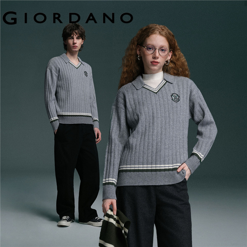 GIORDANO WOMEN Unisex Harry Potter embroidery sweater 18355727